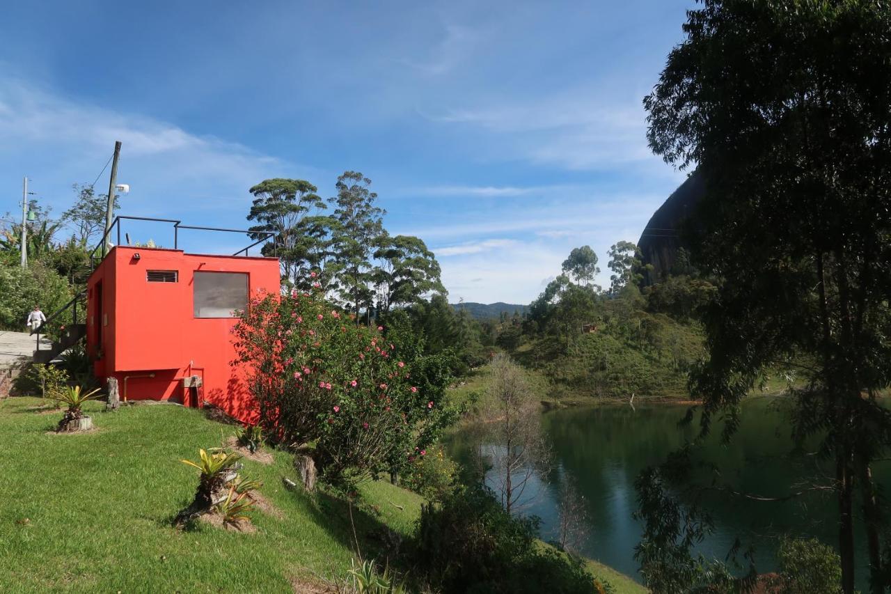 Ecolodge Bahia del Peñón Guatapé Exterior foto