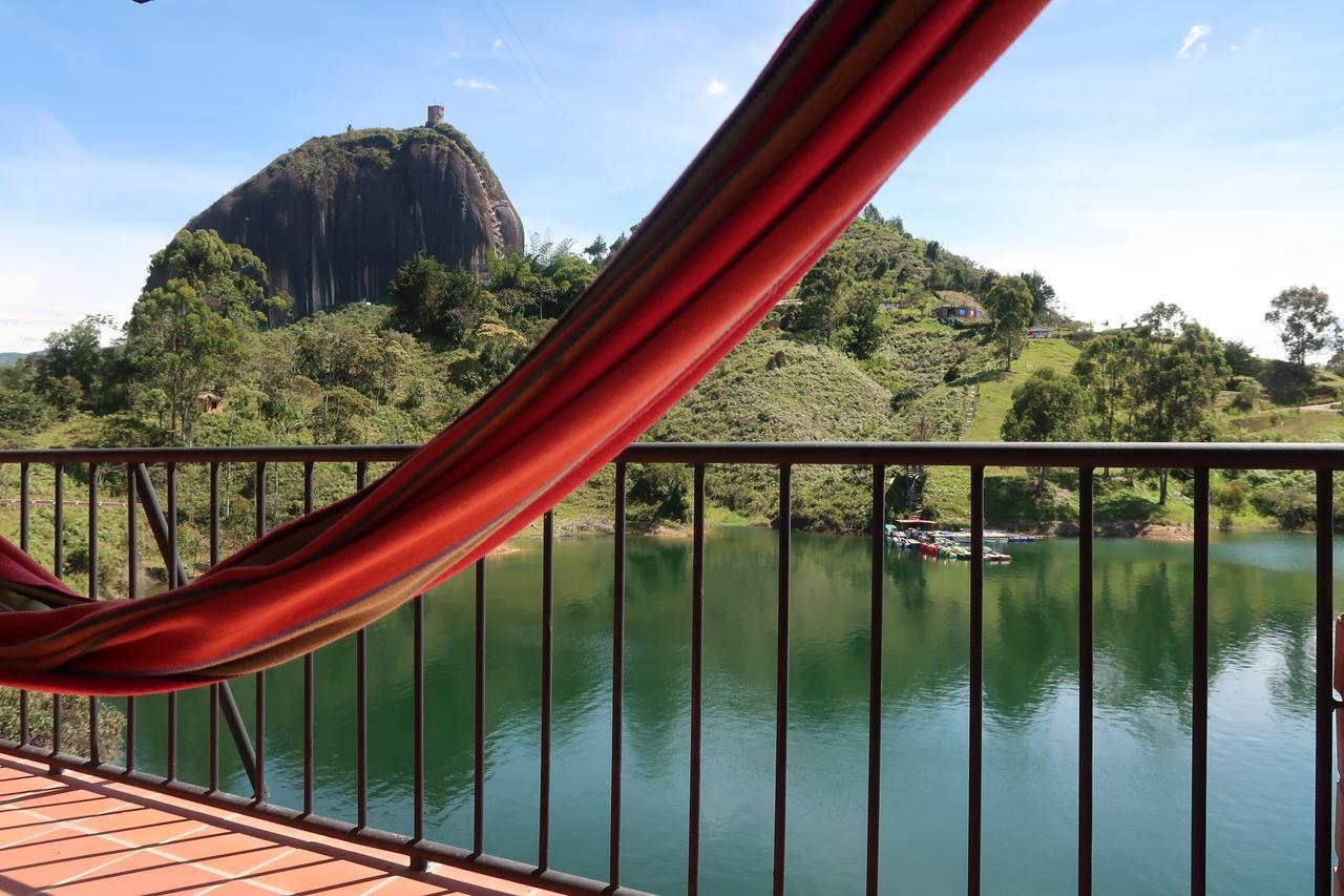 Ecolodge Bahia del Peñón Guatapé Exterior foto